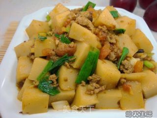 西红柿炒凉粉的做法步骤：12