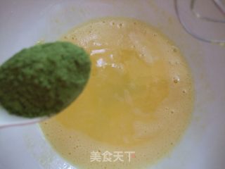 电饭煲抹茶蛋糕的做法步骤：3