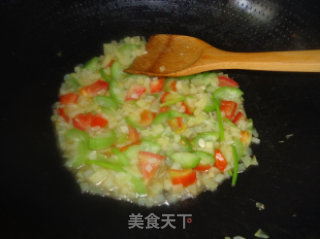 杂蔬鸡扒饭的做法步骤：5