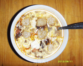 紫菜番茄肉丸汤的做法步骤：7