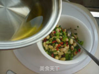 双椒拌黄豆的做法步骤：9