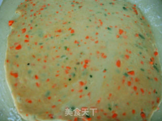 胡萝卜葱油饼的做法步骤：7