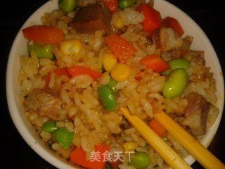 五彩饭的做法步骤：6