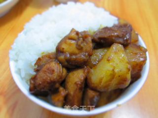 土豆烧鸡块的做法步骤：6