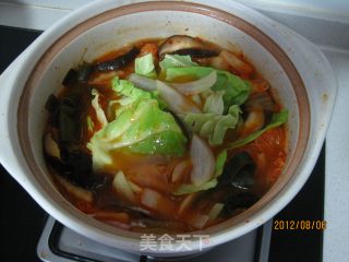 泡菜锅的做法步骤：7