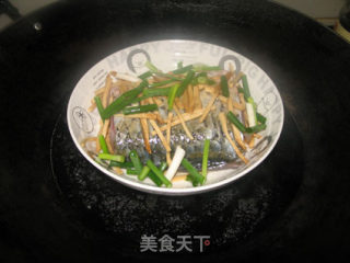 头菜蒸鲩鱼的做法步骤：4