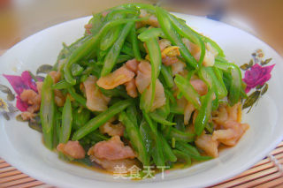 最普通的家常之-----四季豆炒肉丝的做法步骤：6