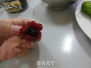 果脯酿苦瓜的做法步骤：6
