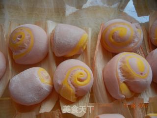 双色小馒头（紫薯+南瓜）的做法步骤：6