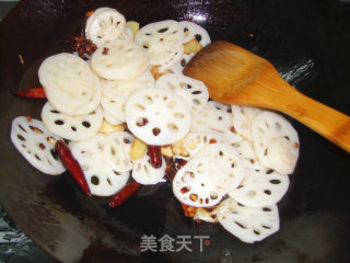 酸甜麻辣藕片的做法步骤：8