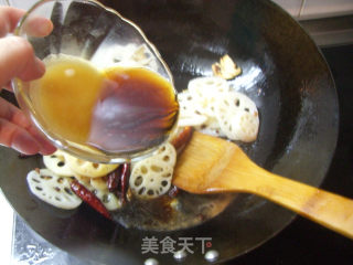 酸甜麻辣藕片的做法步骤：9