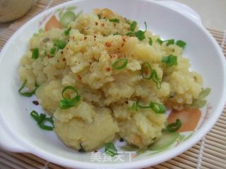 咸香土豆泥的做法步骤：9