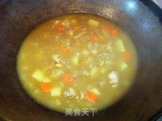 黄金咖喱鸡肉饭的做法步骤：3