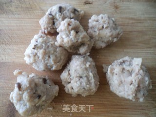 纯手工——香菇猪肉丸的做法步骤：12