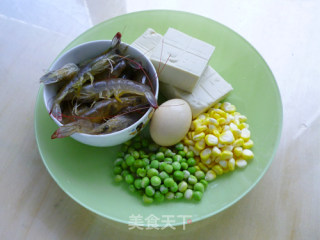 三鲜豆腐羹的做法步骤：1