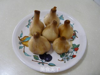 和妈妈学腌菜——腌糖蒜的做法步骤：4