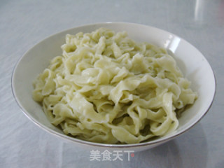 菠菜鸡蛋面的做法步骤：12