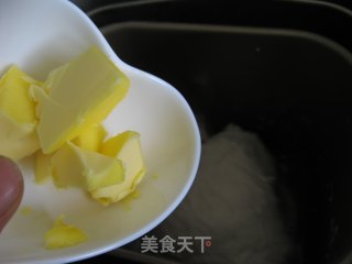 红豆雪花面包的做法步骤：2