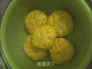 南瓜素馅包子的做法步骤：3