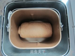健康营养美味全包干：全麦胚芽吐司（面包机版）的做法步骤：8