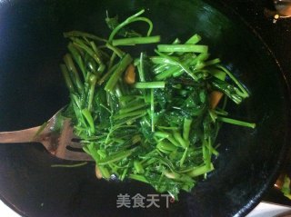 炒空心菜的做法步骤：4