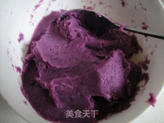 螺旋紫薯包的做法步骤：2