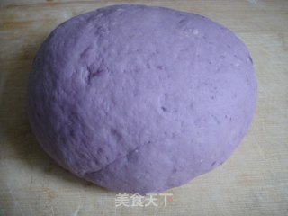 螺旋紫薯包的做法步骤：3