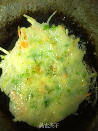 健康蔬菜饼--小米稀饭好搭档的做法步骤：5