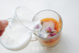 【玫瑰奶茶】自制放心甜蜜饮品的做法步骤：5