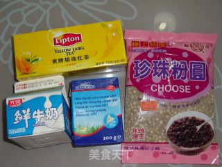 珍珠奶茶的做法步骤：1