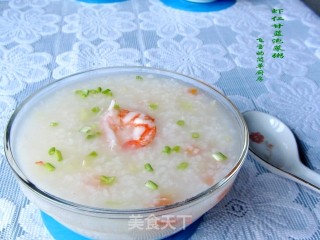 虾仁甘蓝泡菜粥的做法步骤：11