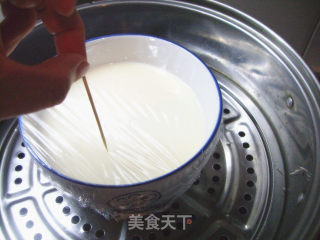 牛奶炖蛋的做法步骤：5