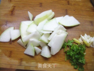海米冬瓜的做法步骤：2