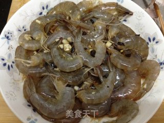 黑白蒜蓉蒸虾的做法步骤：6