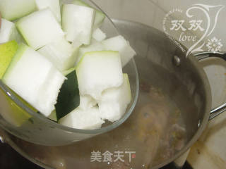 大暑老鸭胜补药——冬瓜绿豆老鸭汤的做法步骤：7