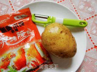 自制薯片的做法步骤：1