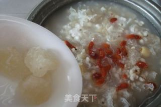 薏米莲子银耳羹的做法步骤：7