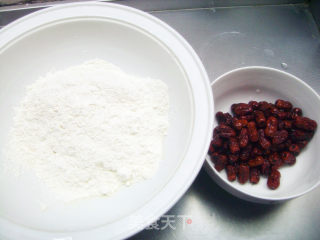 奶香枣饼的做法步骤：1