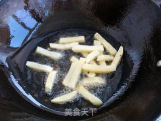 【炸薯条】偶尔解解馋！的做法步骤：5
