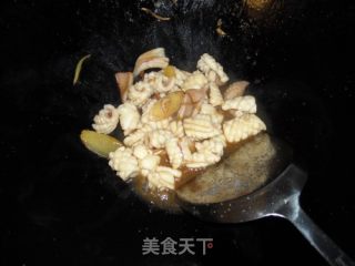 鱿鱼浇西兰花的做法步骤：11