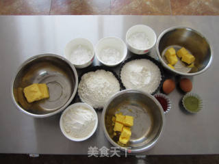 三彩饼干的做法步骤：1