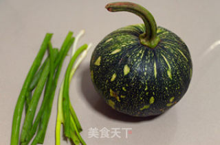 葱香小南瓜的做法步骤：1