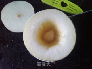 川贝冰糖炖雪梨的做法步骤：3