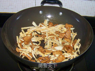 鲍菇肉片的做法步骤：8