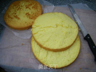 【番茄自制美食】樱桃小丸子生日蛋糕的做法步骤：14