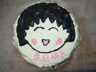 【番茄自制美食】樱桃小丸子生日蛋糕的做法步骤：21