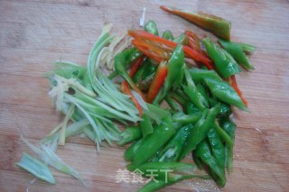 杏鲍菇炒香干的做法步骤：4