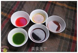 五色西米球的做法步骤：2