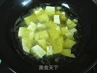 叉烧豆腐泡的做法步骤：2