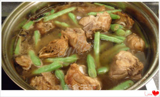 尾骨炖豆角南瓜的做法步骤：11
